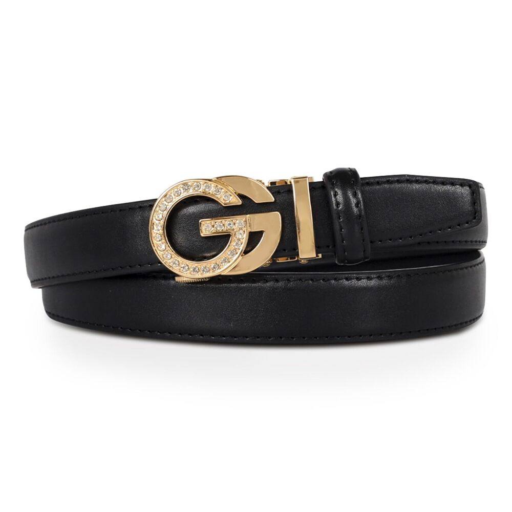 7318 Women's Leather Belt With Buckle- Ideal For Dresses, Jeans,
